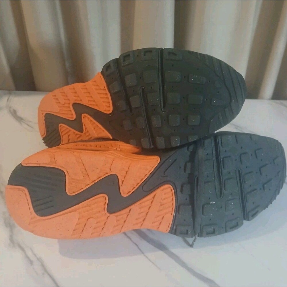Nike Air Max Shoes Mens Sz 13 Gray Orange Sneakers Trainer Activewear - Picture 10 of 11